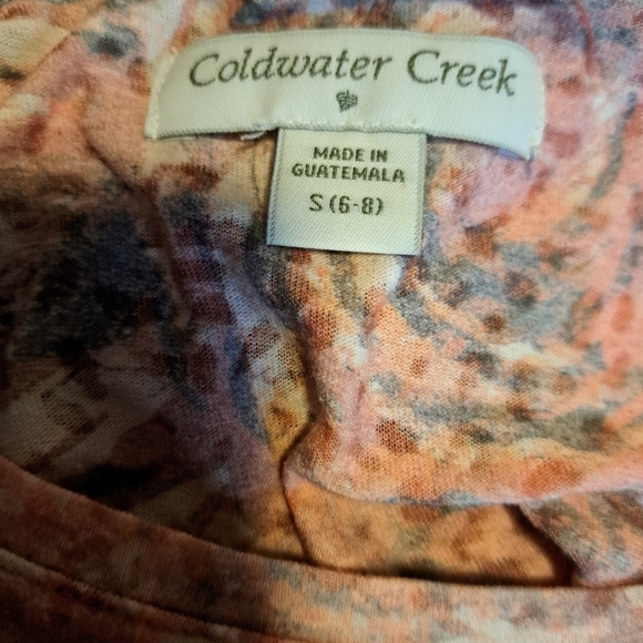 Coldwater Creek Multicolor Patterned Top - Picture 3 of 3